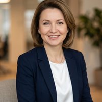 Портрет уверенного российского бизнесмена на нейтральном фоне для сайта студии дизайна интерьеров